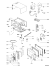 Схема №1 AMW 239 WH с изображением Клавиша для микроволновки Whirlpool 481241129107