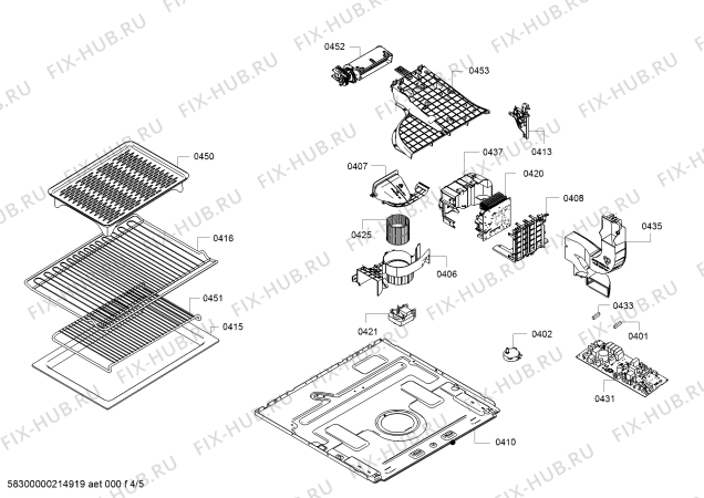 Схема №5 CPA565GS0B с изображением Инвертор для плиты (духовки) Bosch 12021657