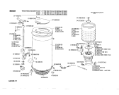 Схема №1 WS3001 с изображением Тормозной элемент для стиральной машины Siemens 00044407