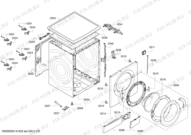 Схема №5 WM14PM20EU с изображением Панель управления для стиралки Bosch 00746761