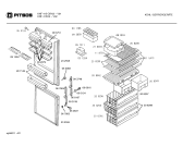 Схема №4 KNF415GR с изображением Панель для холодильника Bosch 00208297