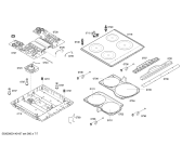Схема №7 HL658540F с изображением Стеклокерамика для духового шкафа Siemens 00683417
