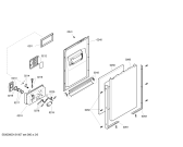 Схема №5 SF35A260 с изображением Декоративная рамка для посудомойки Siemens 00215875