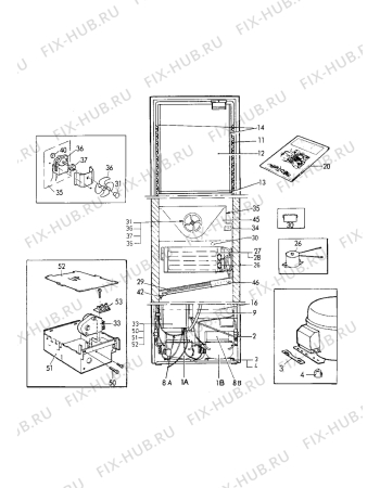 Взрыв-схема холодильника Electrolux ER3213B - Схема узла Cooling system 017