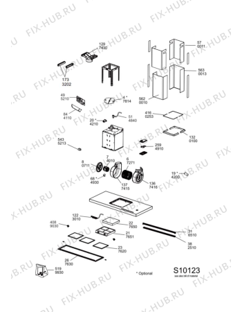 Схема №1 208355404486PRF01294 с изображением Инструкция по эксплуатации для вентиляции Whirlpool 488000533336