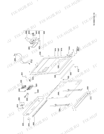 Схема №2 ADG 633 WH с изображением Обшивка для посудомоечной машины Whirlpool 481245372517