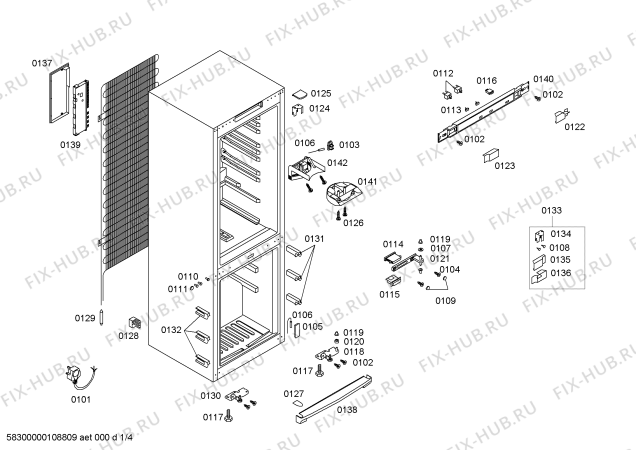 Схема №4 KG34UM90 с изображением Модуль управления для холодильника Siemens 00496878