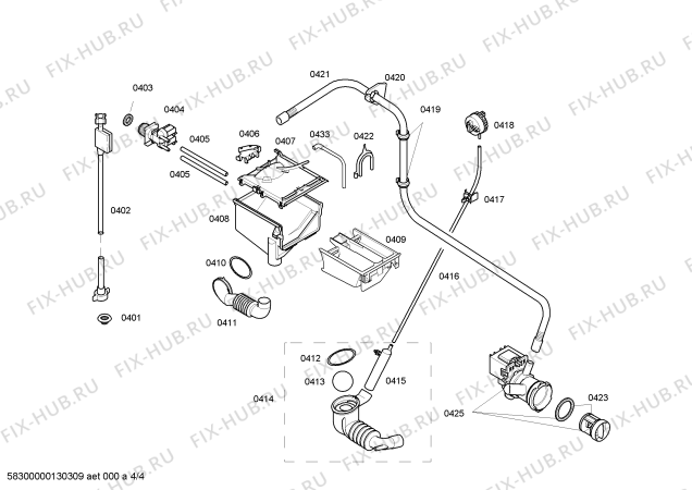 Схема №4 WAE16122IT с изображением Панель управления для стиралки Bosch 00669762