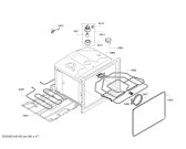 Схема №7 B84H42N5MC Mega SHH 8445 N с изображением Направляющая для плиты (духовки) Bosch 10000391