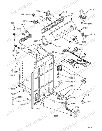 Взрыв-схема сушильной машины Whirlpool EQAWM941 (F092419) - Схема узла