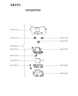 Схема №4 XP7250A2/70G с изображением Элемент корпуса для электрокофемашины Krups MS-5883891