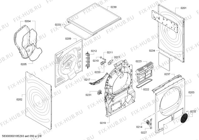 Схема №4 WTW862P0 Serie 8 SelfCleaning Condenser с изображением Силовой модуль запрограммированный для сушильной машины Bosch 00634966