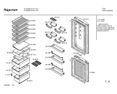 Схема №3 5FG329DLP с изображением Дверь для холодильной камеры Bosch 00236415