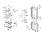 Схема №4 KG36NE03 Extraklasse с изображением Панель для холодильника Siemens 00671427