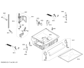 Схема №6 SGS54E42EU с изображением Корзина для посуды для посудомойки Bosch 00662007