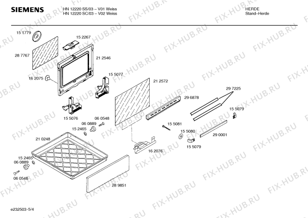 Схема №5 HN12220SC с изображением Нижний нагревательный элемент для плиты (духовки) Bosch 00287779