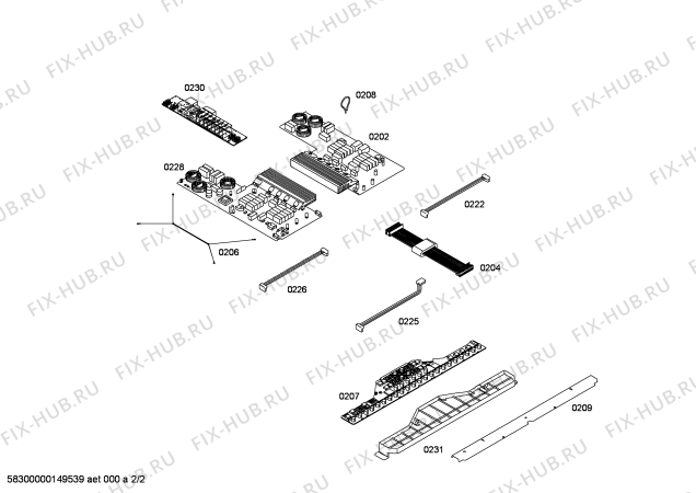 Взрыв-схема плиты (духовки) Bosch PID775N24E IH6.1 - Standard - Схема узла 02