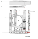 Схема №7 AWG/BM 7081 S с изображением Фиксатор для стиралки Whirlpool 482000098877