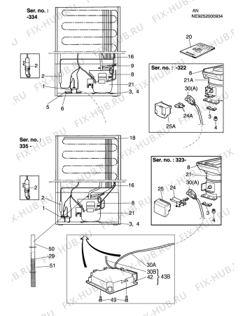 Взрыв-схема холодильника Electrolux ERB3115 - Схема узла C10 Cold, users manual