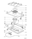 Схема №2 AKR 023/IX с изображением Рассекатель для плиты (духовки) Whirlpool 481236068414