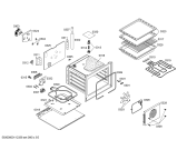 Схема №5 HSN853KEU с изображением Стеклокерамика для духового шкафа Bosch 00242944