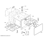 Схема №6 B1664N0RU с изображением Внешняя дверь для электропечи Bosch 00445914
