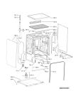 Схема №4 GSF PLATINUM 2 A+ с изображением Обшивка для посудомойки Whirlpool 481072668751