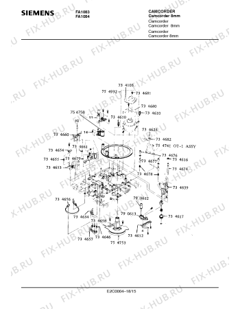 Схема №18 FA1084 с изображением Сервисная инструкция для видеоаппаратуры Siemens 00535260