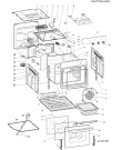 Схема №1 FH52WH (F066196) с изображением Панель для плиты (духовки) Indesit C00276868