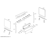 Схема №6 HSK44K20EH BOSCH L II с изображением Декоративная рамка для духового шкафа Bosch 00218109