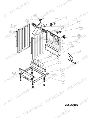 Схема №3 I6V85A4VWSE (F085232) с изображением Декоративная панель для стиралки Indesit C00306015
