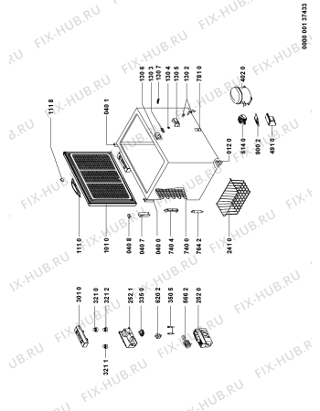 Схема №1 AFG 5220-C/H с изображением Дверка для холодильника Whirlpool 481246268983