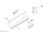 Схема №5 S41D40N0EU с изображением Панель управления для посудомойки Bosch 00742309