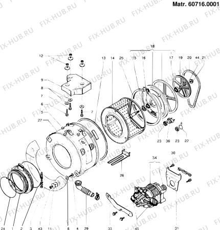 Схема №4 WDS1040TXR (F014715) с изображением Инструкция по обслуживанию для стиральной машины Indesit C00050884