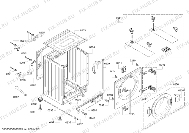 Схема №5 WI14S440EU SI 14.44 с изображением Панель управления для стиралки Siemens 00744141