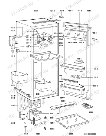 Схема №1 KVIC 2069-LH с изображением Электрокомпрессор для холодильной камеры Whirlpool 481236038716