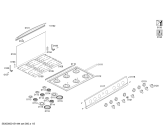 Схема №5 FG122P48SC с изображением Декоративная рамка для плиты (духовки) Bosch 00613203