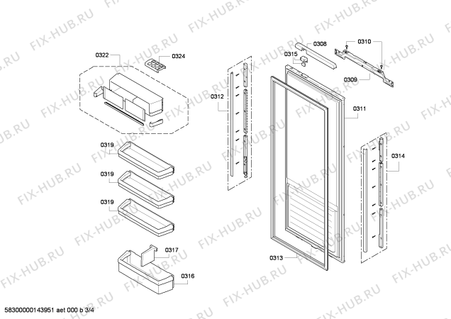 Схема №4 KIF42P60 с изображением Модуль для холодильной камеры Bosch 00649633