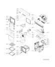 Схема №1 ESZ 4463/B IN с изображением Обшивка для духового шкафа Whirlpool 481245248701