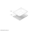 Схема №6 HBC84K533 с изображением Внутренняя дверь для духового шкафа Bosch 00688703