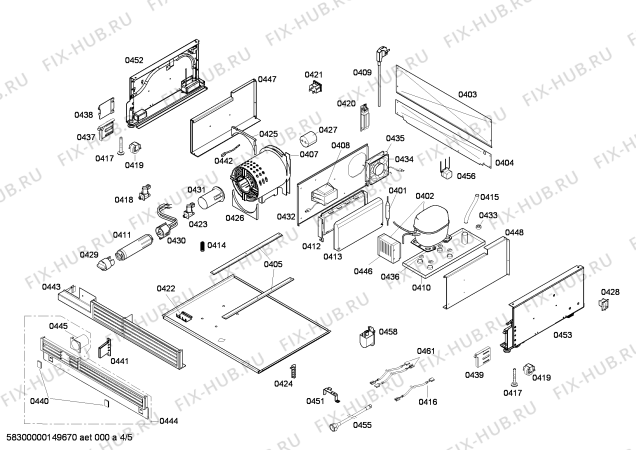 Схема №5 FIN30MIIL6 с изображением Плата для холодильной камеры Bosch 00684503