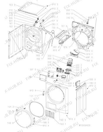 Схема №2 AZA-HP 9782 с изображением Микромодуль для стиральной машины Whirlpool 481010552237