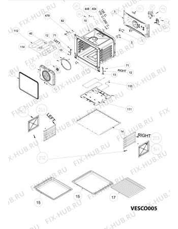 Схема №4 I6V85A4VWSE (F085232) с изображением Уплотнитель (прокладка) для стиралки Indesit C00305981