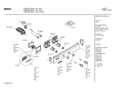 Схема №5 HBN260CGB с изображением Набор кнопок для электропечи Bosch 00171374