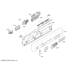 Схема №5 SE26M851EU с изображением Панель управления для посудомоечной машины Siemens 00665050
