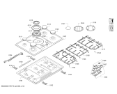 Схема №2 PCR9E5C91N 4G+W BO EXCLUSIV90F IH5 с изображением Монтажный набор для духового шкафа Bosch 11003707