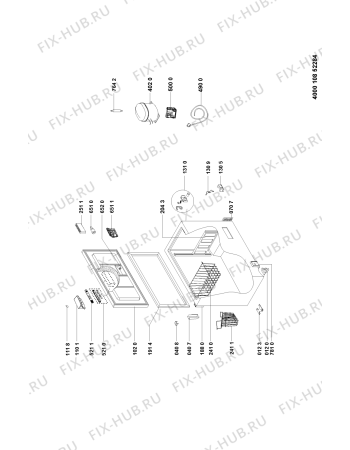 Схема №1 GTE 280 A3+ с изображением Дверь для холодильника Whirlpool 481010493043