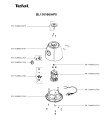 Схема №2 BL1141AD/AP0 с изображением Крышка для чаши для электромиксера Tefal FS-9100010075