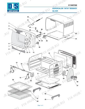 Схема №1 BS28AGV с изображением Регулятор для плиты (духовки) DELONGHI 5918145500