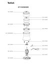 Схема №1 GT110838/6W0 с изображением Корпусная деталь для электрокофеварки Tefal SS-1530000096